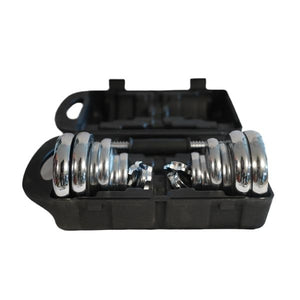 Set de mancuernas de 20 kg Ajustable  / Cromo - Bagore