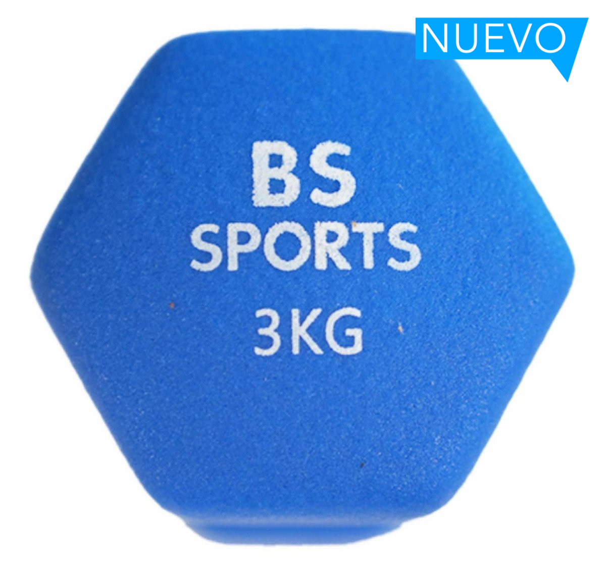 Mancuerna De 3kg Bagore Sports / Azul Pesas Neopreno - Bagore